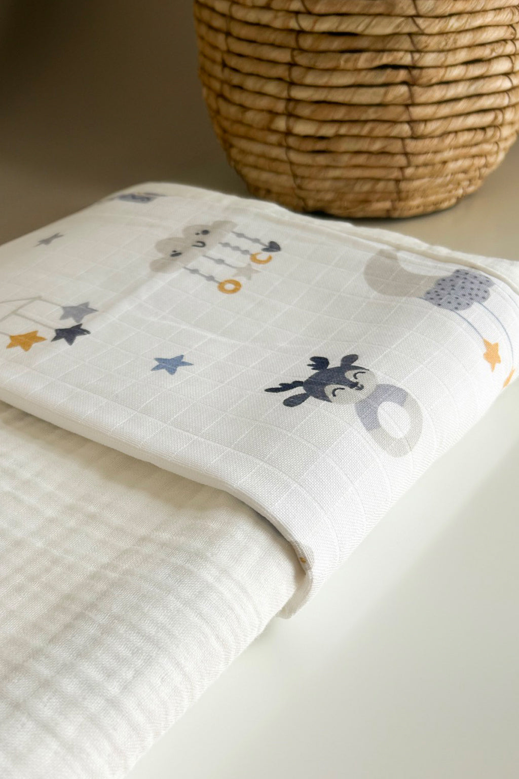 CLOUD CRINKLE-MUSSELIN-BABYDECKE