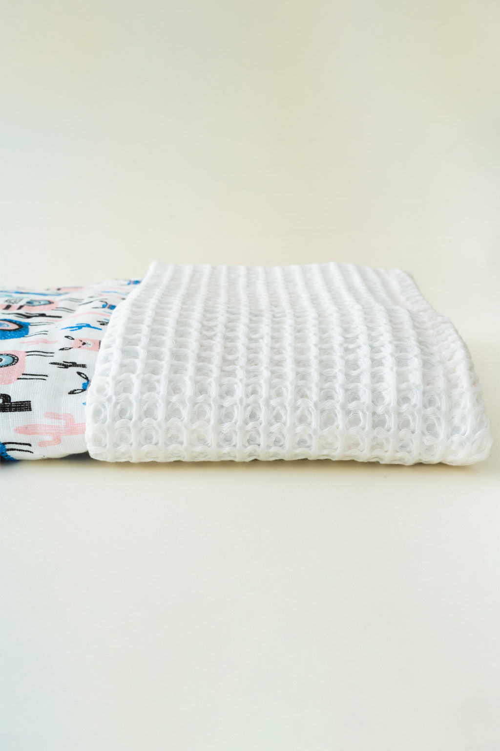 LAMA WAFFEL-MUSSELIN-BABYDECKE