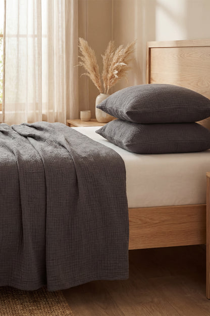 ANTHRAZIT-CRINKLE-BETTBEZUG-SET