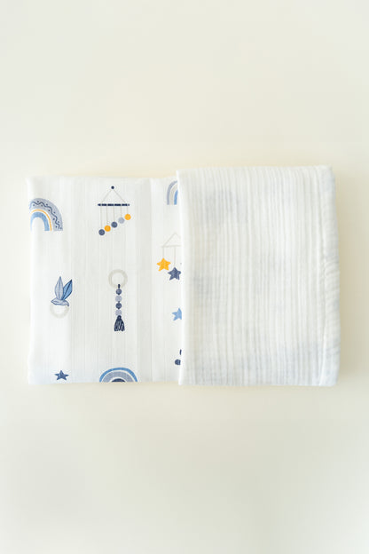 CLOUD CRINKLE-MUSSELIN-BABYDECKE
